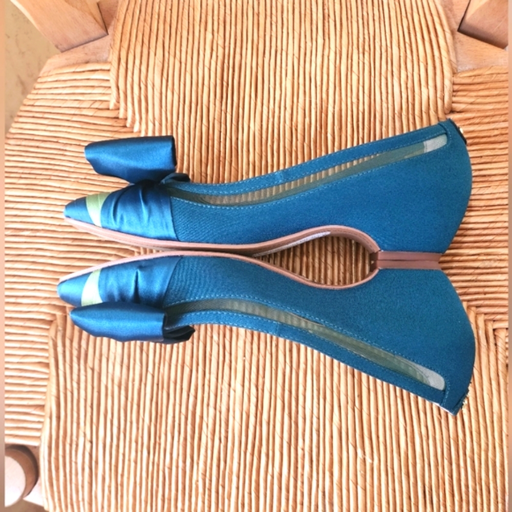 Brand New-Teal/Emerald Satin Shoes!!π¦ππ©΅ - Picture 3 of 9